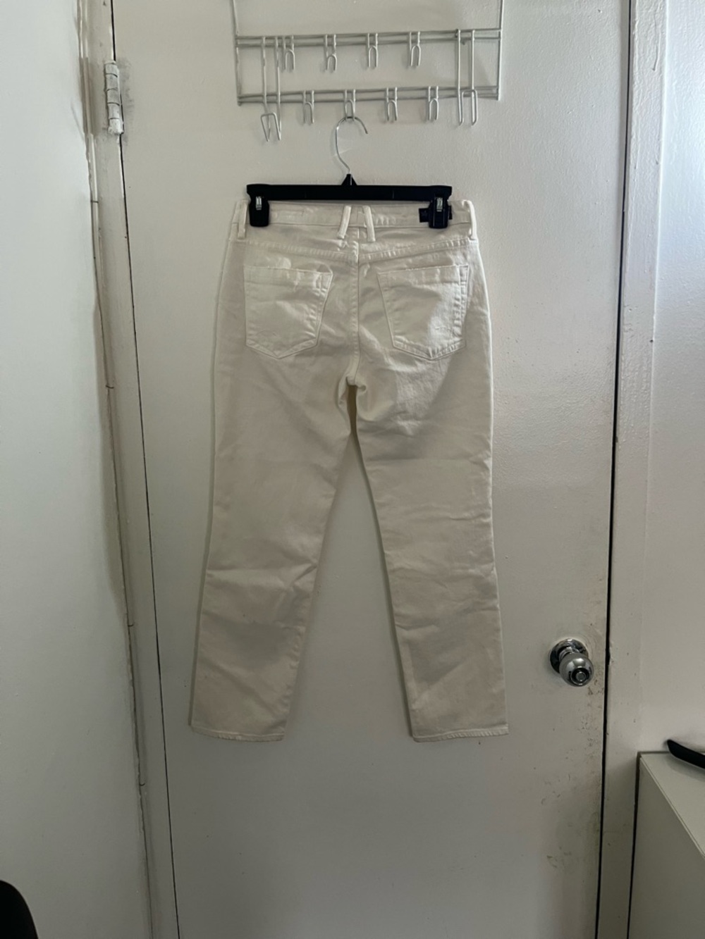 Agave Cream Straight-Leg Jeans for Women - Picture 2 of 8